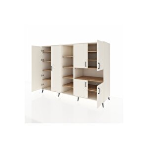 Kronos Dolap 13 Raflı 6 Kapaklı 220x59x163 Aytaşı-aytaşı/çam