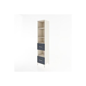 Hyperion Dolap 4 Raflı 2 Çekmeceli 44x44x221 Aytaşı-antrasit