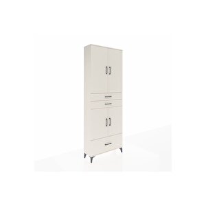 Arges Dolap 5 Raflı 3 Çekmeceli 4 Kapaklı 88x30x243 Aytaşı-aytaşı