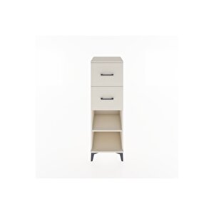 Hyperion Dolap Tek Raflı 2 Çekmeceli 44x44x134 Aytaşı-aytaşı
