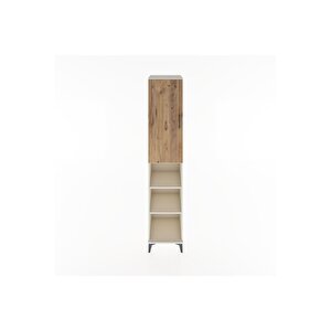 Hyperion Dolap 4 Raflı Tek Kapaklı Tek Askılı 44x44x221 Aytaşı-çam