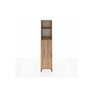 Hyperion Dolap 4 Raflı Tek Kapaklı 44x44x195 Çam-çam