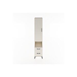 Hyperion Dolap 3 Raflı 2 Çekmeceli Tek Askılı 44x44x221 Aytaşı-aytaşı