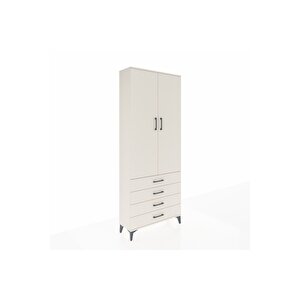 Arges Dolap 3 Raflı 4 Çekmeceli 2 Kapaklı 88x30x221 Aytaşı-aytaşı