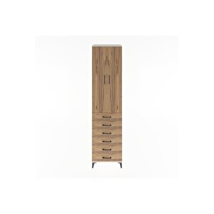 Hyperion Dolap 4 Raflı 6 Çekmeceli 2 Kapaklı 60x44x243 Aytaşı-çam