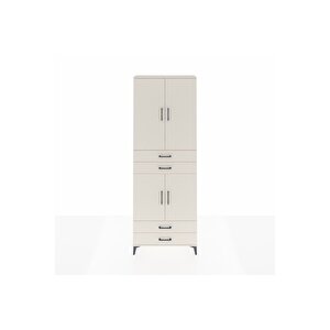 Arges Dolap 5 Raflı 4 Çekmeceli 4 Kapaklı 88x30x243 Aytaşı-aytaşı