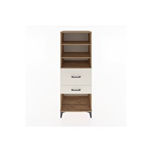 Hyperion Dolap 3 Raflı 2 Çekmeceli 60x44x163 Çam-aytaşı