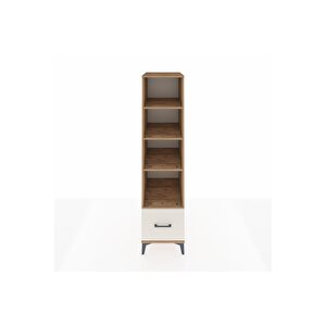 Kronos Dolap 4 Raflı Tek Çekmeceli 44x59x182 Çam-aytaşı
