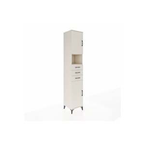 Hyperion Dolap 4 Raflı 3 Çekmeceli 2 Kapaklı 44x44x243 Aytaşı-aytaşı