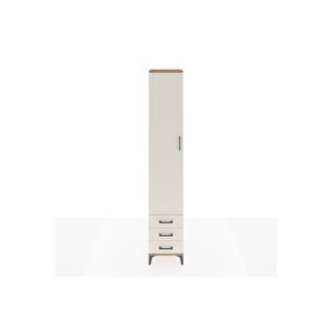 Hyperion Dolap 3 Raflı 3 Çekmeceli Tek Askılı 44x44x243 Çam-aytaşı