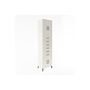 Hyperion Dolap 3 Raflı 6 Çekmeceli 4 Kapaklı 60x44x243 Aytaşı-aytaşı