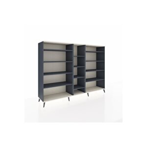 Hyperion Dolap 11 Raflı  220x44x163 Antrasit-aytaşı/antrasit