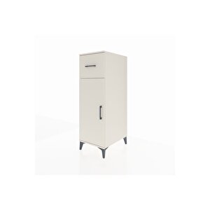 Kronos Dolap 2 Raflı Tek Çekmeceli Tek Kapaklı 44x59x134 Aytaşı-aytaşı