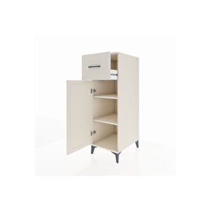 Kronos Dolap 2 Raflı Tek Çekmeceli Tek Kapaklı 44x59x134 Aytaşı-aytaşı