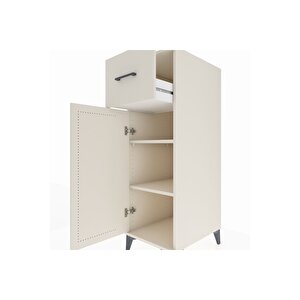 Kronos Dolap 2 Raflı Tek Çekmeceli Tek Kapaklı 44x59x134 Aytaşı-aytaşı