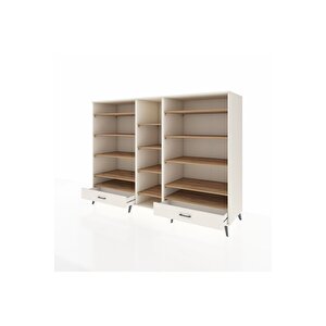 Kronos Dolap 14 Raflı 2 Çekmeceli  220x59x163 Aytaşı-çam/aytaşı