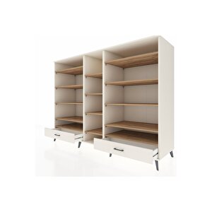 Kronos Dolap 14 Raflı 2 Çekmeceli  220x59x163 Aytaşı-çam/aytaşı