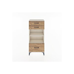 Hyperion Dolap 2 Raflı 3 Çekmeceli 60x44x134 Aytaşı-çam