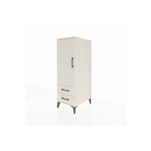 Kronos Dolap 3 Raflı 2 Çekmeceli Tek Kapaklı 44x59x134 Aytaşı-aytaşı