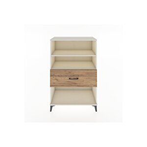 Hyperion Dolap 2 Raflı Tek Çekmeceli 88x44x134 Aytaşı-çam