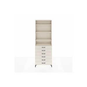 Arges Dolap 4 Raflı 6 Çekmeceli 88x30x243 Aytaşı-aytaşı