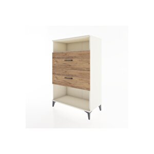 Hyperion Dolap Tek Raflı 2 Çekmeceli 88x44x134 Aytaşı-çam