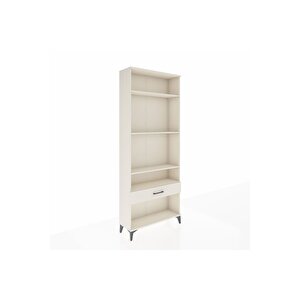 Arges Dolap 4 Raflı Tek Çekmeceli 88x30x221 Aytaşı-aytaşı