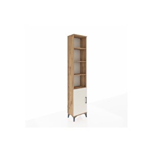 Arges Dolap 5 Raflı Tek Kapaklı 44x30x221 Çam-aytaşı