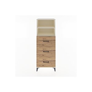 Hyperion Dolap 2 Raflı 3 Çekmeceli 60x44x163 Aytaşı-çam