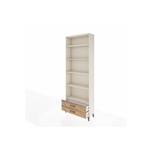 Arges Dolap 5 Raflı 2 Çekmeceli 88x30x243 Aytaşı-çam