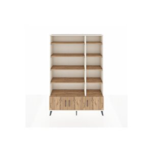 Arges Gardrop 10 Raflı 3 Kapaklı 132x30x195 Aytaşı-çam