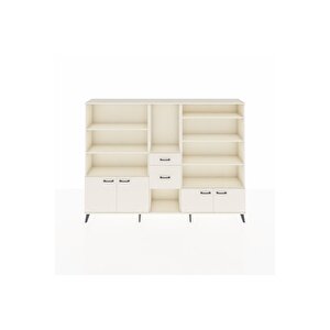 Arges Dolap 10 Raflı 2 Çekmeceli 4 Kapaklı 220x30x163 Aytaşı-aytaşı