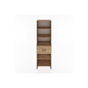 Hyperion Dolap 4 Raflı Tek Çekmeceli 60x44x195 Çam-çam