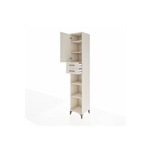 Hyperion Dolap 5 Raflı 2 Çekmeceli Tek Kapaklı 44x44x243 Aytaşı-aytaşı