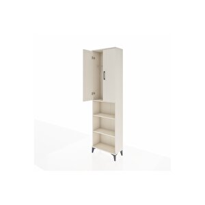 Arges Dolap 3 Raflı 2 Kapaklı Tek Askılı 60x30x221 Aytaşı-aytaşı