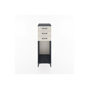 Hyperion Dolap 3 Çekmeceli 44x44x134 Antrasit-aytaşı