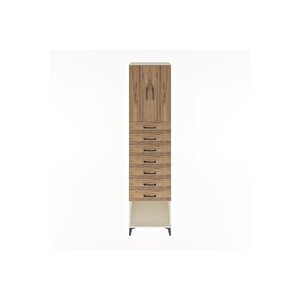 Hyperion Dolap 2 Raflı 7 Çekmeceli 2 Kapaklı 60x44x243 Aytaşı-çam