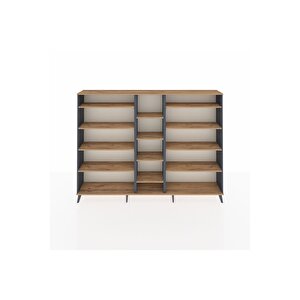 Arges Dolap 11 Raflı  220x30x163 Antrasit-çam