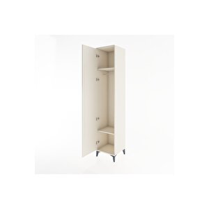 Hyperion Dolap 2 Raflı Tek Kapaklı Tek Askılı 44x44x221 Aytaşı-aytaşı