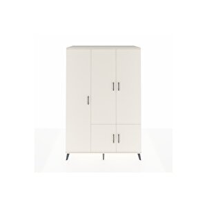 Kronos Dolap 7 Raflı 5 Kapaklı Tek Askılı 132x59x195 Aytaşı-aytaşı/antrasit