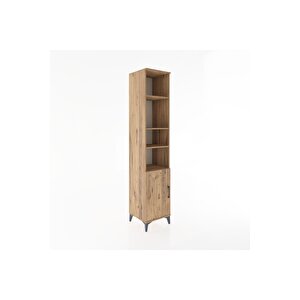 Hyperion Dolap 5 Raflı Tek Kapaklı 44x44x221 Çam-çam