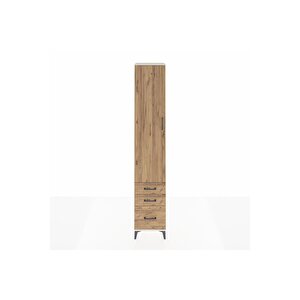 Hyperion Dolap 3 Raflı 3 Çekmeceli Tek Askılı 44x44x243 Aytaşı-çam