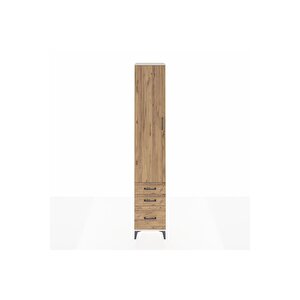 Hyperion Dolap 5 Raflı 3 Çekmeceli Tek Kapaklı 44x44x243 Aytaşı-çam