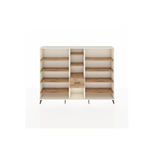 Arges Dolap 11 Raflı 3 Çekmeceli  220x30x163 Aytaşı-çam