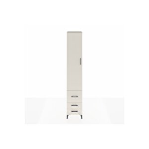 Hyperion Dolap 3 Raflı 3 Çekmeceli Tek Askılı 44x44x243 Aytaşı-aytaşı