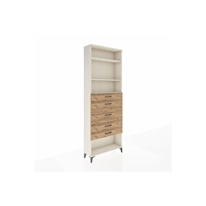 Arges Dolap 3 Raflı 5 Çekmeceli 88x30x243 Aytaşı-çam