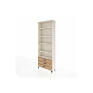 Arges Dolap 5 Raflı 3 Çekmeceli 88x30x243 Aytaşı-çam