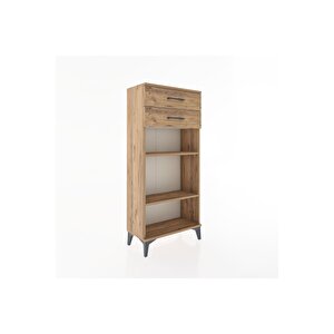 Hyperion Dolap 2 Raflı 2 Çekmeceli 60x44x134 Çam-çam