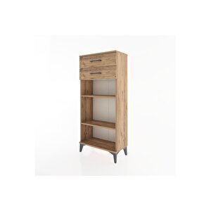 Hyperion Dolap 2 Raflı 2 Çekmeceli 60x44x134 Çam-çam