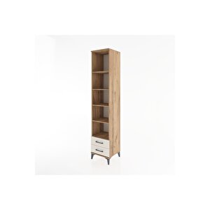 Hyperion Dolap 5 Raflı 2 Çekmeceli 44x44x221 Çam-aytaşı